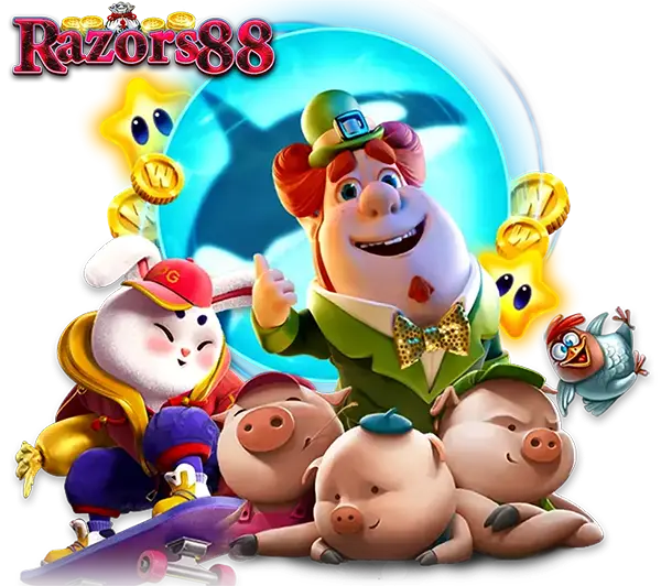 RAZORS88 เกมสล็อตน่ารัก แจ็คพอต โบนัสไหลต่อเนื่อง